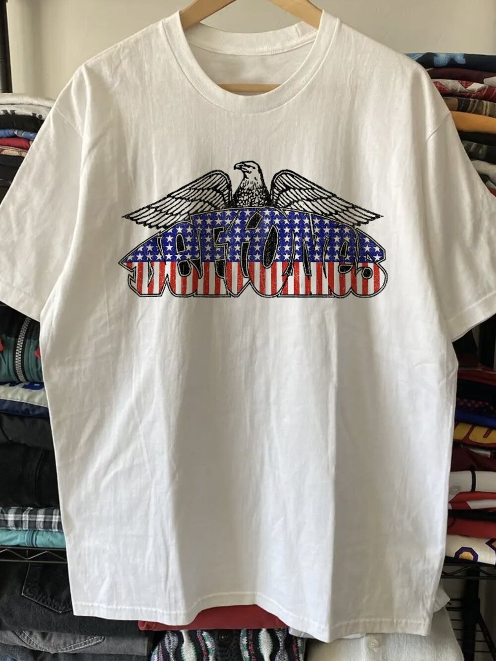 90s Deftones White Tee